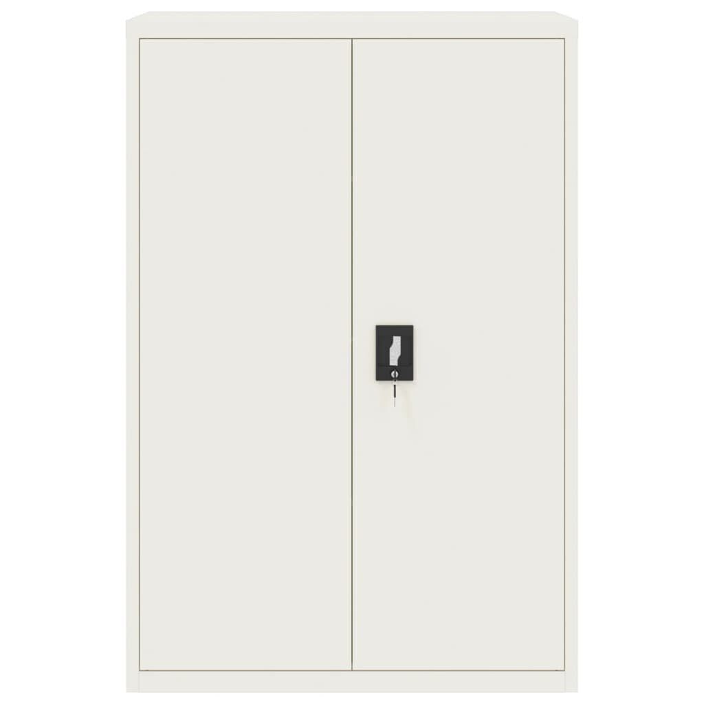 vidaXL File Cabinet White 90x40x140 cm Steel