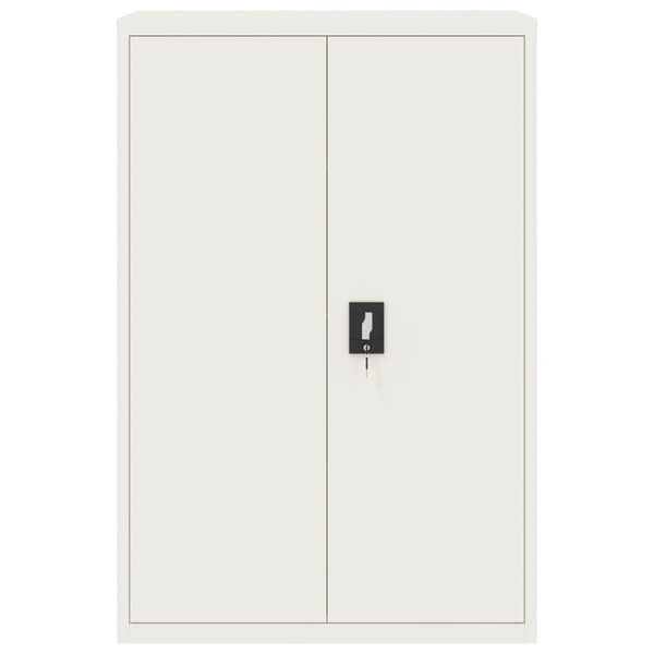 vidaXL File Cabinet White 90x40x140 cm Steel