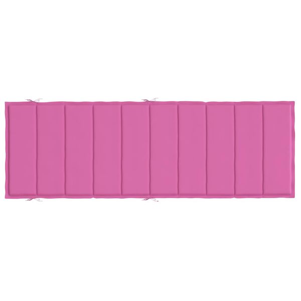 vidaXL Sun Lounger Cushion Pink Oxford Fabric