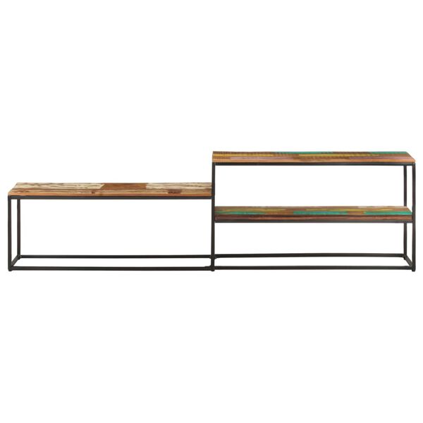 vidaXL TV Cabinet 180x30x50 cm Solid Reclaimed Wood