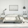 vidaXL Bed Frame without Mattress Light Grey 137x190 cm Full Velvet