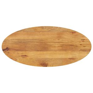 vidaXL Table Top 140x50x2.5 cm Oval Solid Wood Mango
