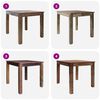 vidaXL Dining Table Mixed Recycled Wood 82x80x76 cm