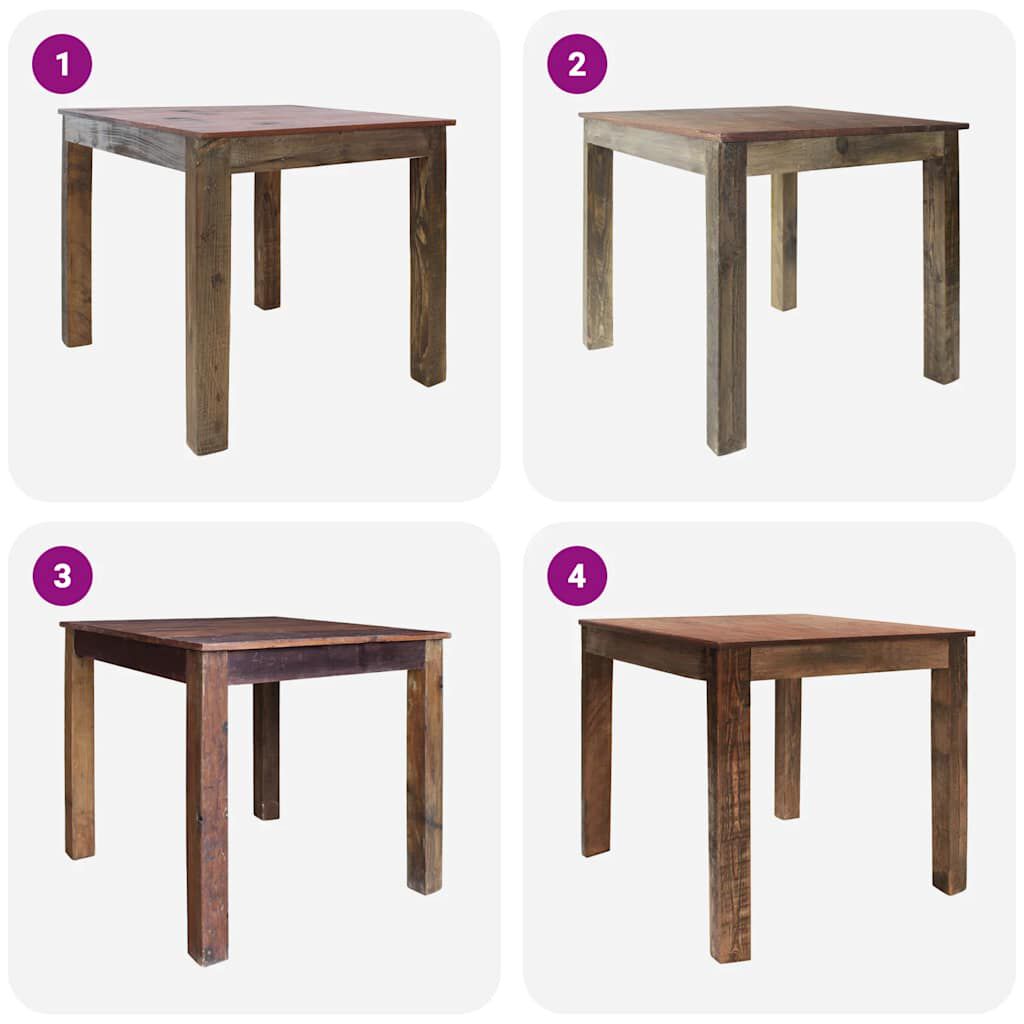 vidaXL Dining Table Mixed Recycled Wood 82x80x76 cm