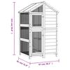 vidaXL Bird House Brown 97x81x152 cm Solid Wood Pine