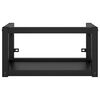 vidaXL Wall-mounted Bathroom Washbasin Frame Black 40x38x31 cm Iron
