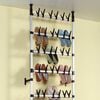 vidaXL Telescopic Shoe Rack with Rods Aluminium