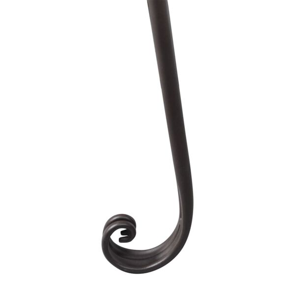 vidaXL Garden Chaise Lounge 128 cm Steel Antique Brown