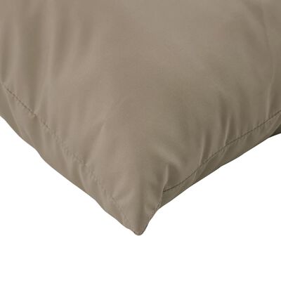 vidaXL Pallet Cushions 2 pcs Taupe Oxford Fabric