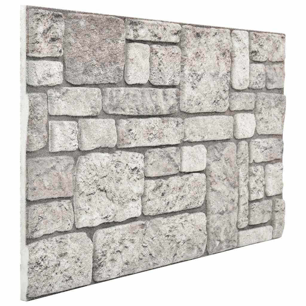 vidaXL 3D Wall Panels with Grey Brick Design 10 pcs EPS