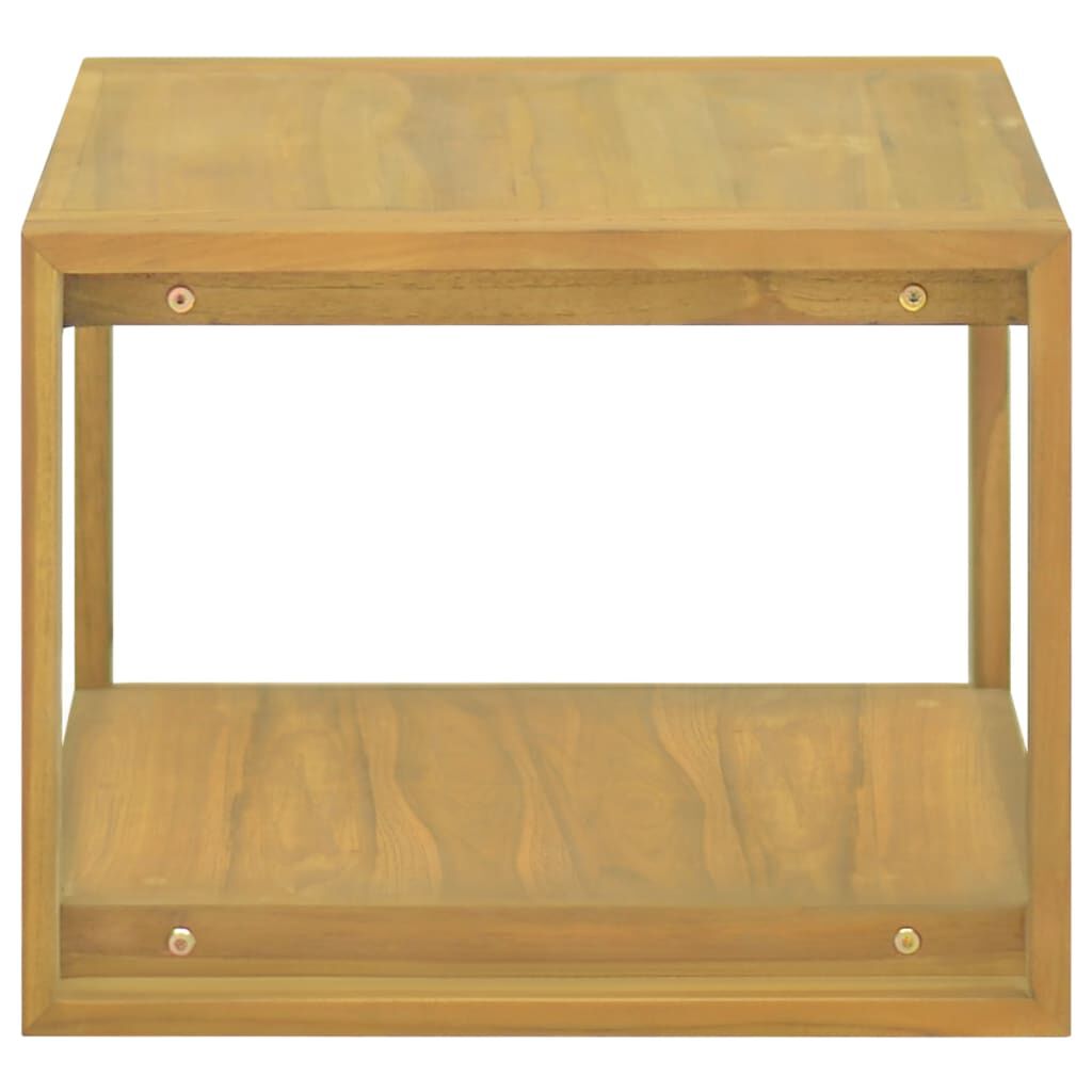 vidaXL Wall-mounted Bathroom Cabinet 60x45x35 cm Solid Wood Teak