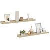 vidaXL Wall Shelves 2 pcs Sonoma Oak 60x9x3 cm