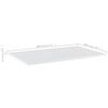 vidaXL Bookshelf Boards 4 pcs High Gloss White 80x50x1.5 cm Engineered Wood