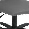 vidaXL Office Chair Height Adjustable Grey Mesh Fabric and Faux Leather