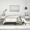 vidaXL Bed Frame without Mattress Black 137x187 cm Double Faux Leather