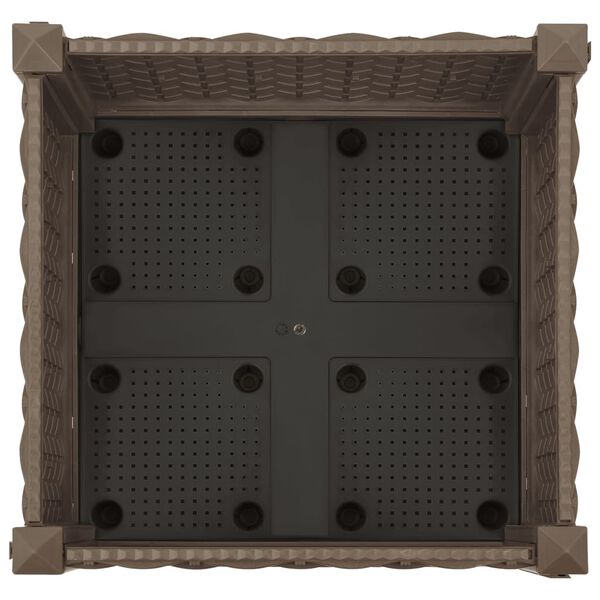 vidaXL Raised Bed 40x40x23 cm Polypropylene