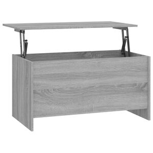 vidaXL Coffee Table Grey Sonoma 102x55.5x52.5 cm Engineered Wood