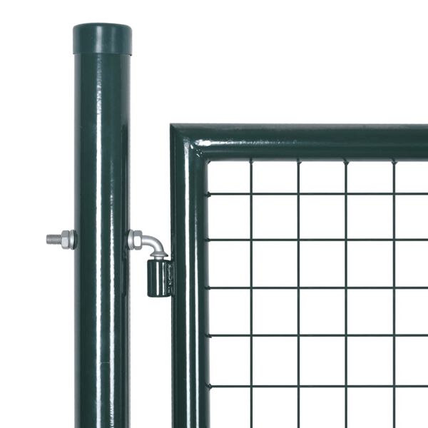 vidaXL Double Door Fence Gate 300x150 cm Powder-Coated Steel