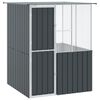 vidaXL Bird Cage Anthracite 154 x 154 x 200 cm Galvanised steel