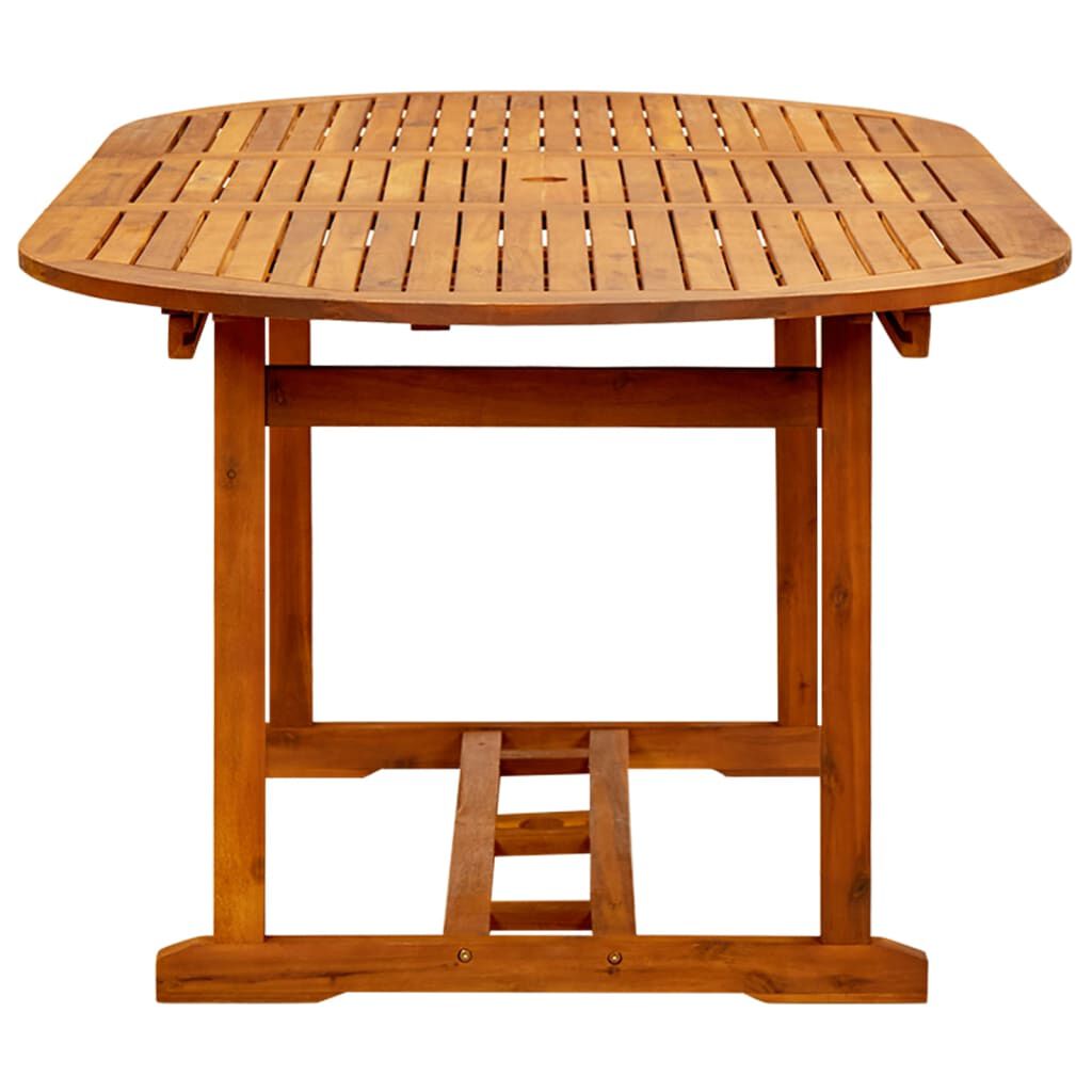 vidaXL 7 Piece Garden Dining Set Solid Acacia Wood