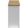 vidaXL Cupboard 70x35x75 cm Solid Oak Wood