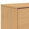 vidaXL Shoe Cabinet OLDEN Brown 55x35x120cm Solid Wood Pine