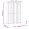 vidaXL Privacy Screen Brown 79.5 x 50 x 110 cm Solid Acacia wood