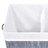 vidaXL Bamboo Laundry Basket Grey 100 L