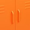 vidaXL Storage Cabinet Orange 80x35x101.5 cm Steel