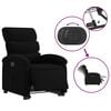 vidaXL Electric Stand up Recliner Chair Black Fabric