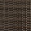 vidaXL Double Sun Lounger with Canopy and Cushions Brown Poly Rattan