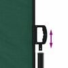 vidaXL Retractable Side Awning Dark Green 100x300 cm
