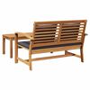 vidaXL Garden Bench Natural 110 x 64 x 76.5 cm Solid teak wood