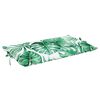 vidaXL Sun Lounger Cushion Leaf Pattern Oxford Fabric