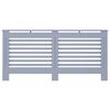 vidaXL Radiator Cover Anthracite 172x19x81.5 cm MDF