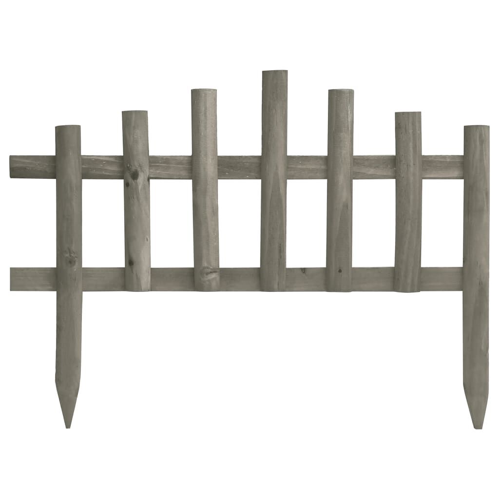 vidaXL Lawn Edgings 10 pcs Firwood 4.4 m