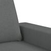 vidaXL 4 Piece Sofa Set Dark Grey Fabric