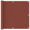 vidaXL Balcony Screen Terracotta 90x300 cm Oxford Fabric