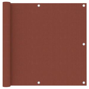 vidaXL Balcony Screen Terracotta 90x300 cm Oxford Fabric