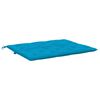 vidaXL Garden Bench Cushion Light Blue 120x(50+50)x7cm Oxford Fabric
