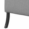 vidaXL Highback Sofa Light grey 109 x 56 x 121 cm Fabric
