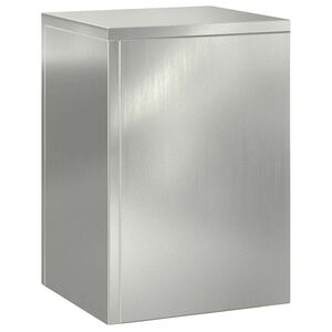 vidaXL Plant Stands 3 pcs Silver 24 x 24 x 75 cm Galvanised steel