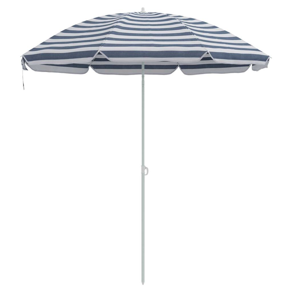 vidaXL Beach Parasol Blue 300 cm