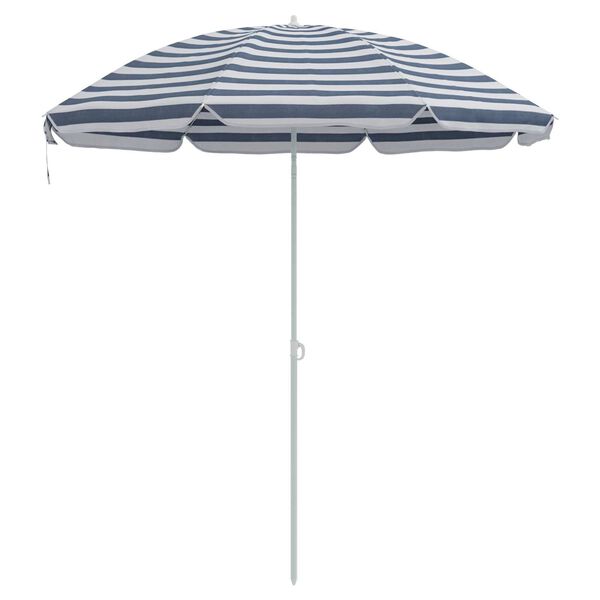vidaXL Beach Parasol Blue 300 cm