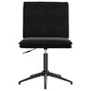 vidaXL Dining Chairs 4 pcs Black Velvet