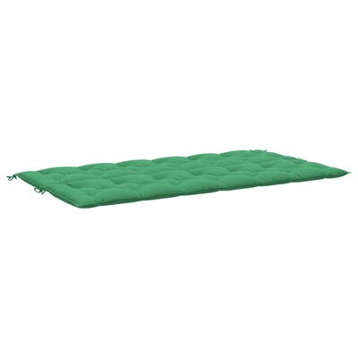 vidaXL Garden Bench Cushion Green 200x(50+50)x7cm Oxford Fabric