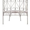 vidaXL Garden Bench 95 cm Iron Antique Brown