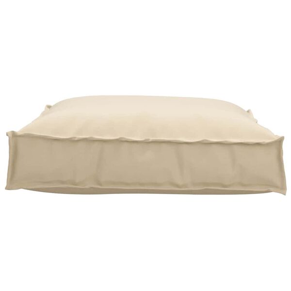 vidaXL Cushion Beige 70 x 70 x 12 cm Oxford Fabric