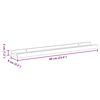 vidaXL Wall Shelves 4 pcs White 60x9x3 cm