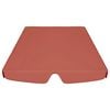 vidaXL Replacement Canopy for Garden Swing Terracotta 188/168x145/110cm